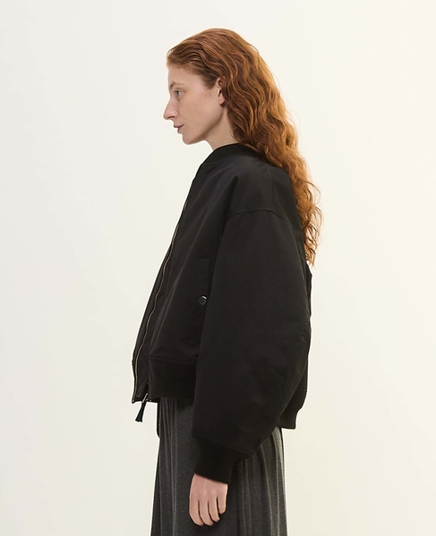 リサイクルナイロンMA-1ブルゾン 詳細画像 ブラック 3