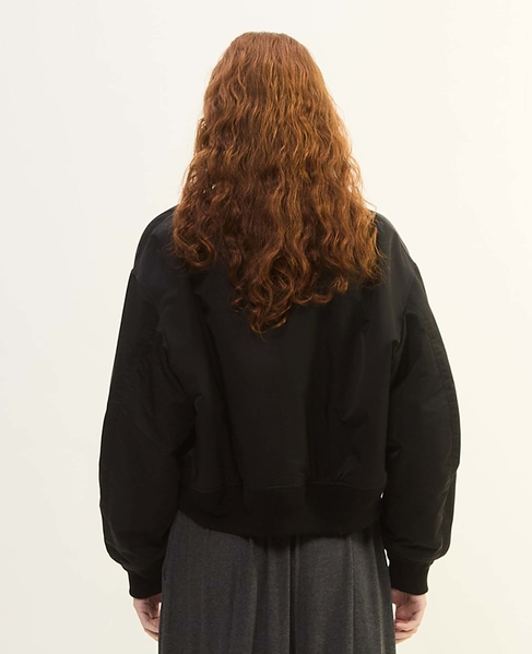 リサイクルナイロンMA-1ブルゾン 詳細画像 ブラック 4