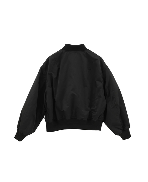 リサイクルナイロンMA-1ブルゾン 詳細画像 ブラック 5
