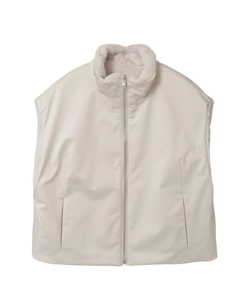 リバーシブルファーベスト 詳細画像 ライトグレー 8