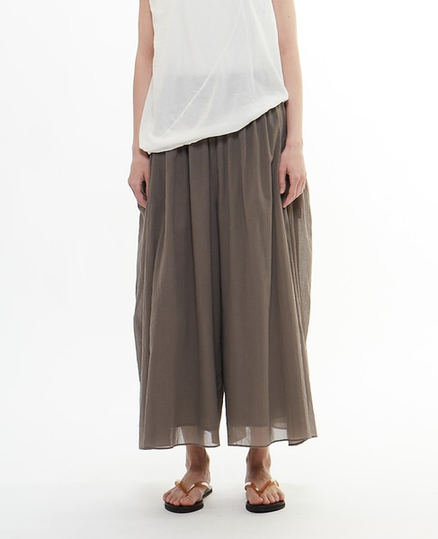 ボイルギャザースカート風パンツ 詳細画像 トープ 7