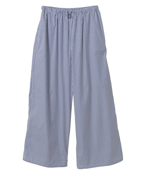 ストライプタイプライターイージーパンツ 詳細画像 ブルーストライプ 1