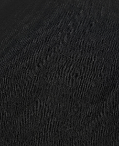 ナチュラルリネンガーゼワイドクロップドパンツ 詳細画像 ブラック 12