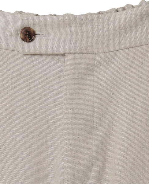 リネンレーヨンストレッチテーパードパンツ 詳細画像 ベージュ 4