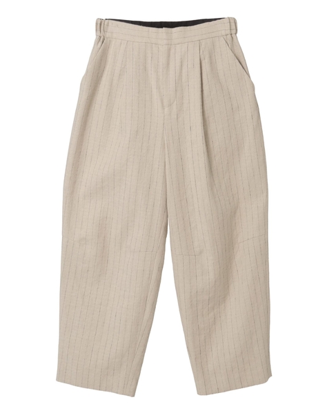 ヘビーコットンリネンサスペンダーパンツ 詳細画像 ベージュ×ブラック 8