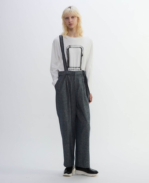 ヘビーコットンリネンサスペンダーパンツ 詳細画像 ネイビー 5