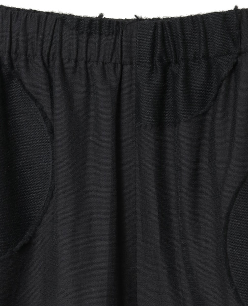 ビッグドットワイドクロップドパンツ 詳細画像 ブラック 4