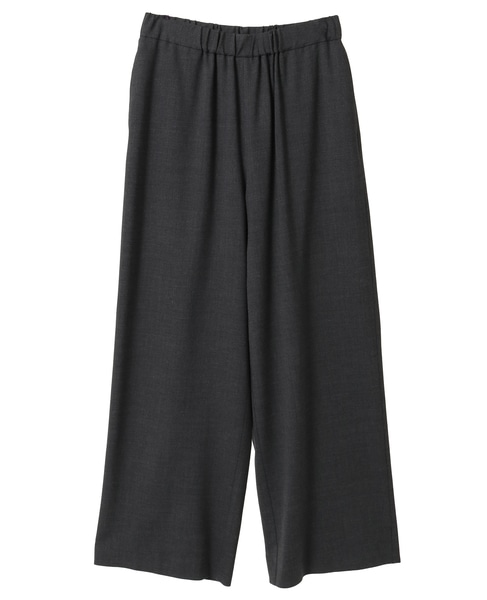 フレックスウールサキソニーストレートパンツ 詳細画像 チャコールグレー 1
