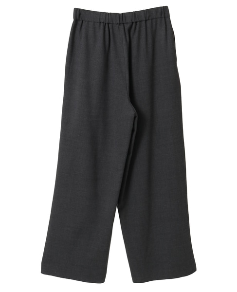 フレックスウールサキソニーストレートパンツ 詳細画像 チャコールグレー 2