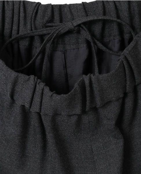 フレックスウールサキソニーストレートパンツ 詳細画像 チャコールグレー 5