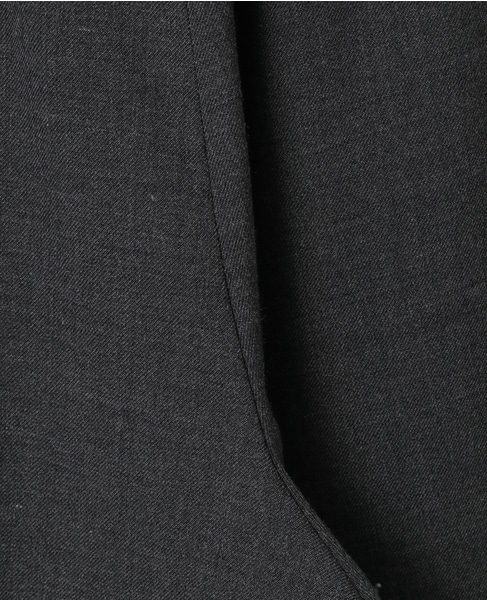 フレックスウールサキソニーストレートパンツ 詳細画像 チャコールグレー 7