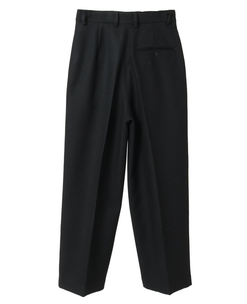 ウールボタニークリアテーパードパンツ 詳細画像 ブラック 2