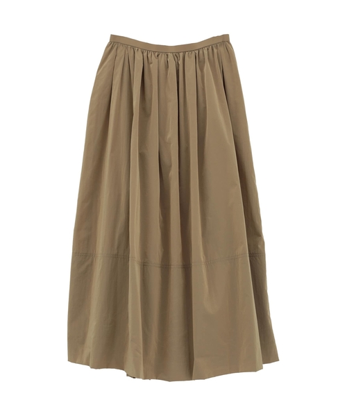 ヴィンテージタフタセミフレアスカート 詳細画像 ベージュ 1