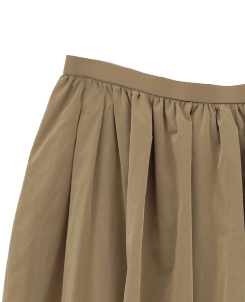 ヴィンテージタフタセミフレアスカート 詳細画像 ベージュ 3