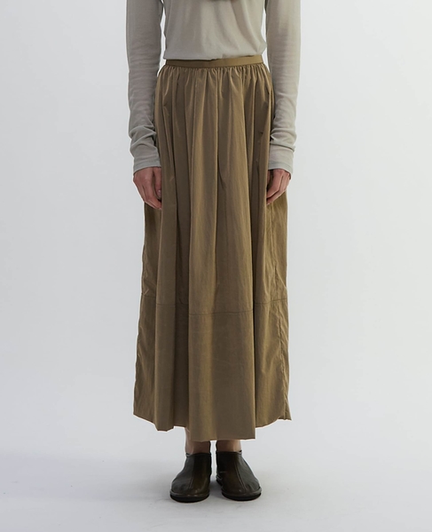ヴィンテージタフタセミフレアスカート 詳細画像 ベージュ 7