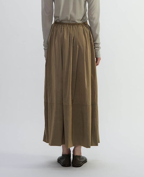 ヴィンテージタフタセミフレアスカート 詳細画像 ベージュ 9