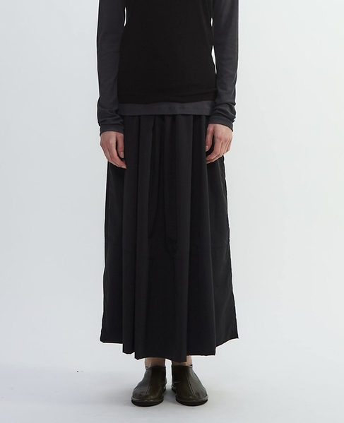 ヴィンテージタフタセミフレアスカート 詳細画像 ブラック 2