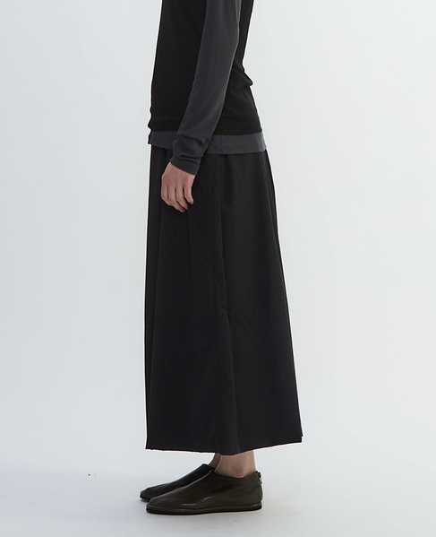 ヴィンテージタフタセミフレアスカート 詳細画像 ブラック 3