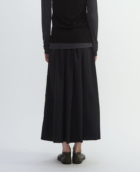 ヴィンテージタフタセミフレアスカート 詳細画像 ブラック 4