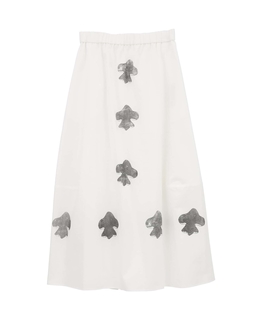 綿麻高密度ツイルビスコチートバルーンスカート