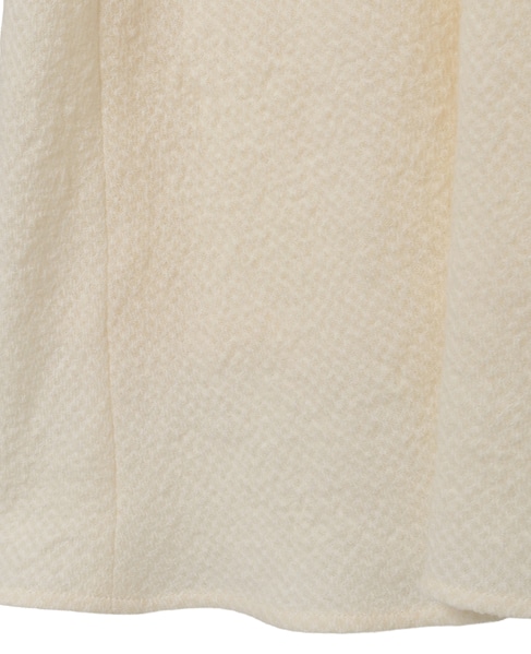 ウールリネンコットンワッシャーバイヤスストレートスカート 詳細画像 オフホワイト 5