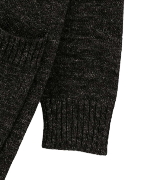 シェットランドウールリネンロングカーディガン 詳細画像 グレー 5