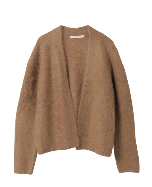 MONAアルパカミドル丈ニットカーディガン 詳細画像 ベージュ 1