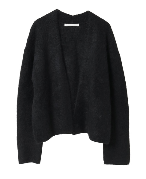 MONAアルパカミドル丈ニットカーディガン 詳細画像 ブラック 1