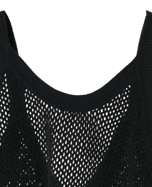 モールニットキャミソール 詳細画像 ブラック 3