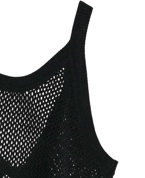 モールニットキャミソール 詳細画像 ブラック 4