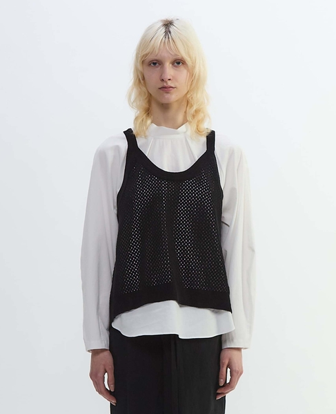 モールニットキャミソール 詳細画像 ブラック 7