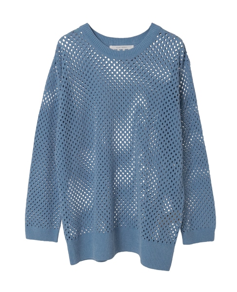 モールニットプルオーバー 詳細画像 ブルー 1