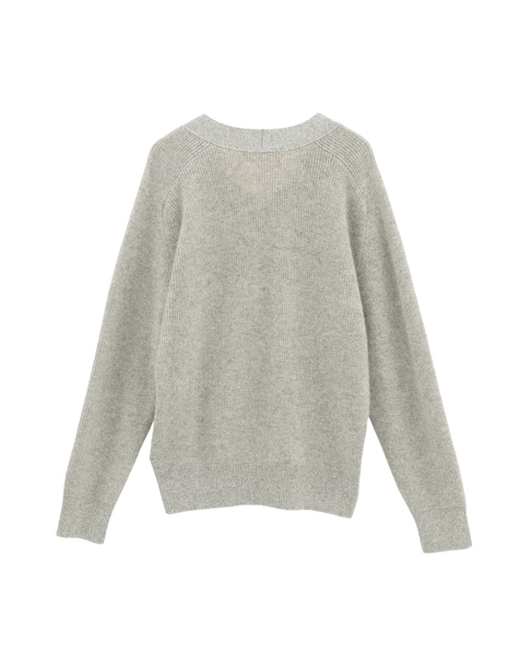 ヤクペーパーVネックニット 詳細画像 オートミール 2