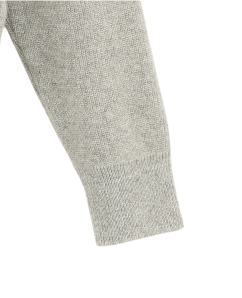 ヤクペーパーVネックニット 詳細画像 オートミール 4