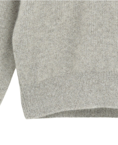 ヤクペーパーVネックニット 詳細画像 オートミール 5