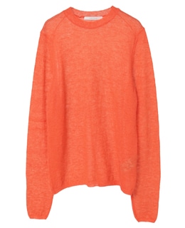 シア―モヘアロングスリーブニット