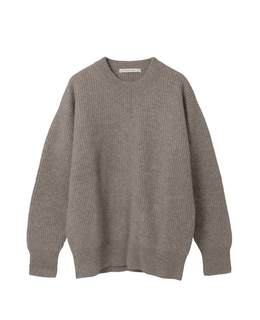 ヤククルーネックセーター