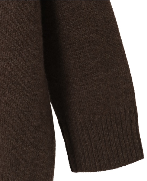 ヤクハイネックセーター 詳細画像 ブラウン 4