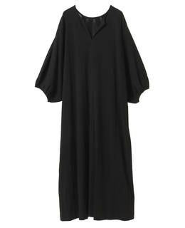 超強撚フライス五分袖ワンピース