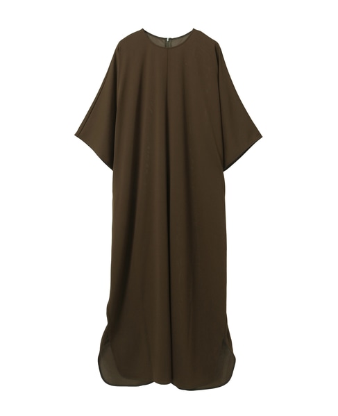 トリアセドライジャージ半袖ワンピース 詳細画像 カーキ 1