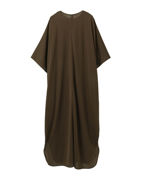 トリアセドライジャージ半袖ワンピース 詳細画像 カーキ 2