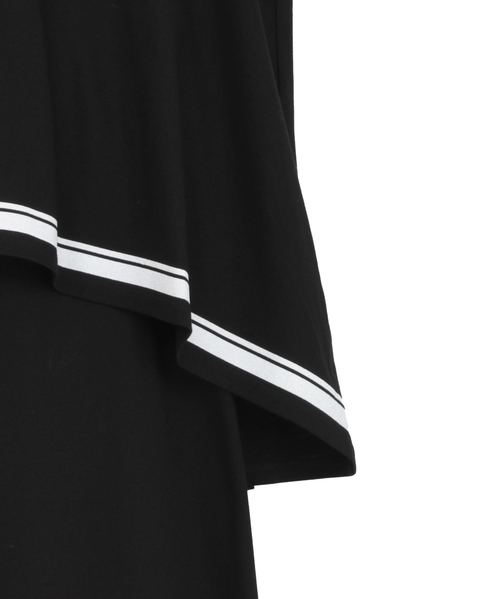 【Archive Dress Collection】アルビニオーガニックスムースセパレートワンピース 詳細画像 ブラック 6