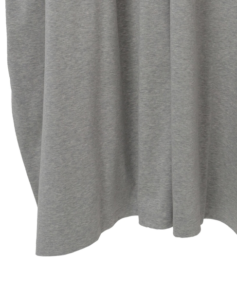 【Archive Dress Collection】アルビニオーガニックスムースドレープデザインワンピース 詳細画像 杢グレー 6