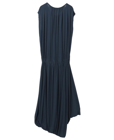 【Archive Dress Collection】シアーハイツイストフライスギャザーワンピース 詳細画像 ブルー 2