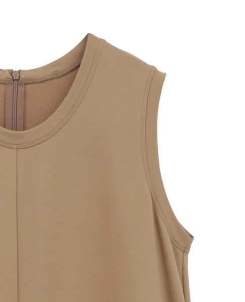 ミニ裏毛ドレープオールインワン 詳細画像 ベージュ 5