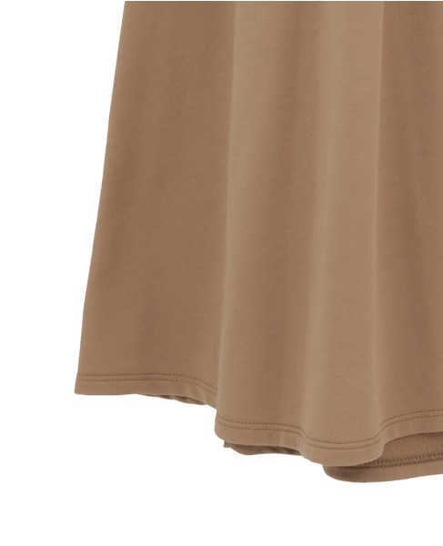 ミニ裏毛長袖ワンピース 詳細画像 ベージュ 5