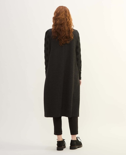 ダンボールジャージ/ミルドジャージUネックジャンパースカート 詳細画像 チャコールグレー 9