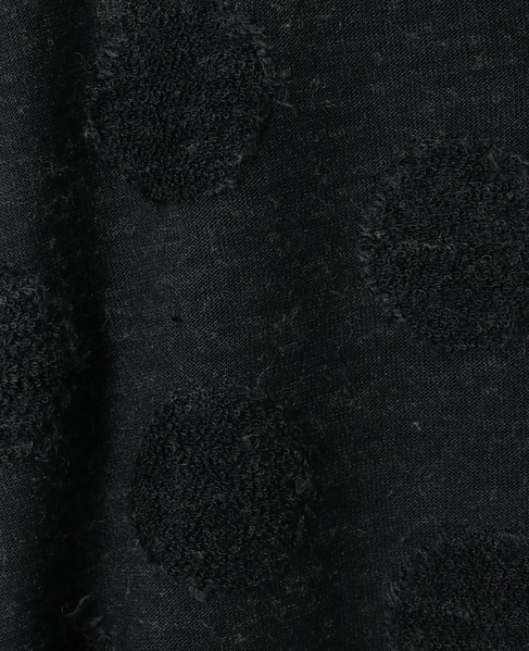 ドットジャージワンピース 詳細画像 チャコールグレー 6