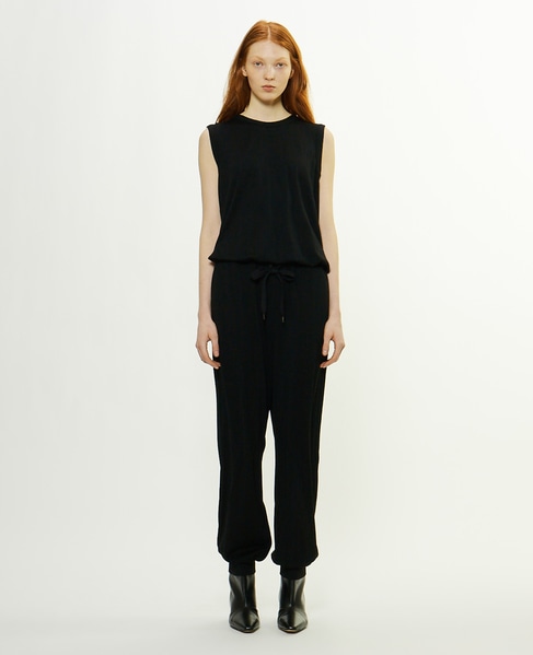 SUPER100ウールノースリーブオールインワン 詳細画像 ブラック 2