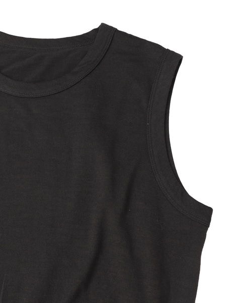 SUPER100ウールノースリーブオールインワン 詳細画像 ブラウン 4